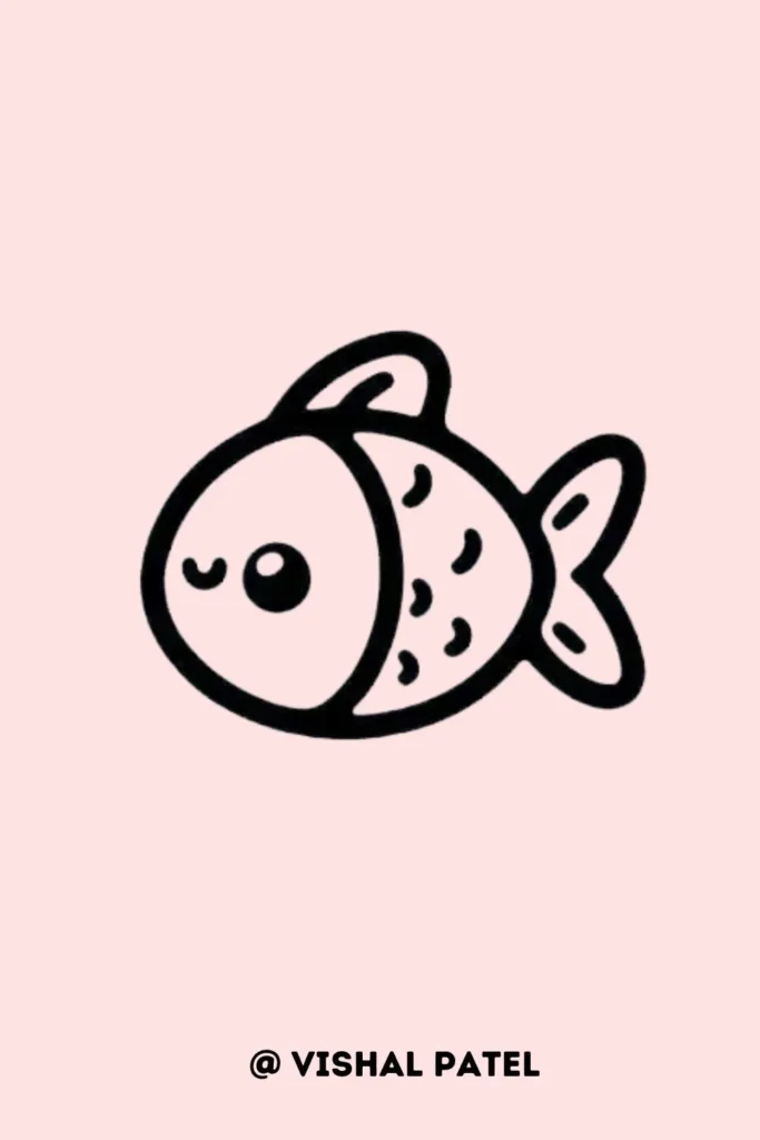 Easy Cute Fish Drawing Ideas